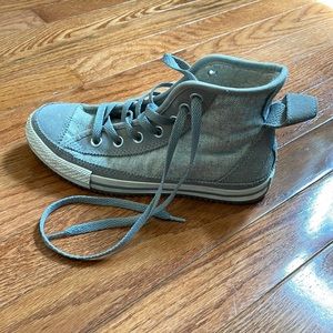 Converse sneakers. Grey with warm lining on the inside. Worn only a few times.